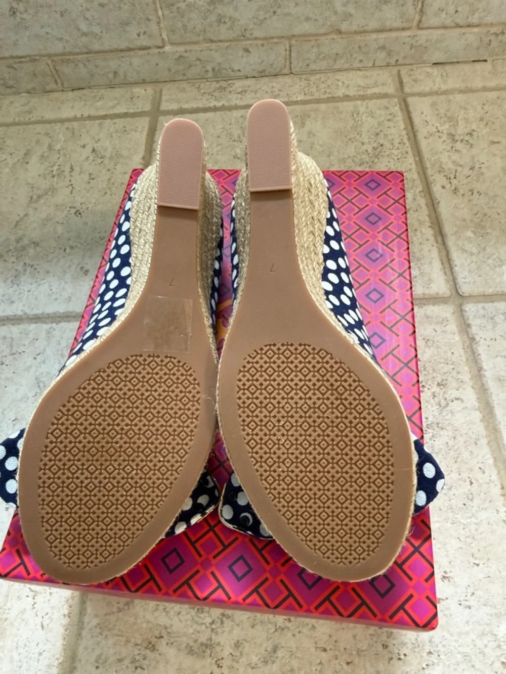 Tory Burch navy white